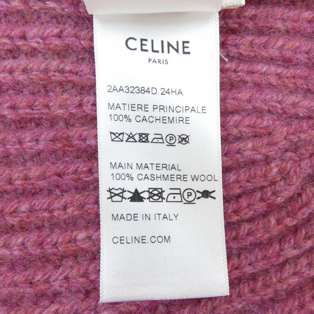 Celine Triomphe Knit Cap Hat — view 3