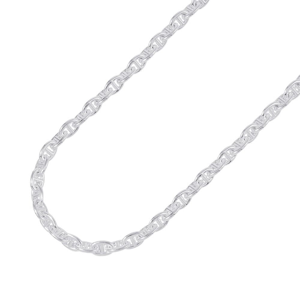 Hermes Necklace Chaine D'ancre PM 43 Links Silver