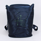 Hermes Sherpa Journey To The Stars Exhibition Backpack Nylon Blue