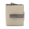 Loewe Bifold Wallet Compact Zip Khaki Beige Leather Anagram Green. Khaki. Gray