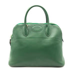 Hermes Bolide 35 Green Epsom Gold Hand Ba Handbag