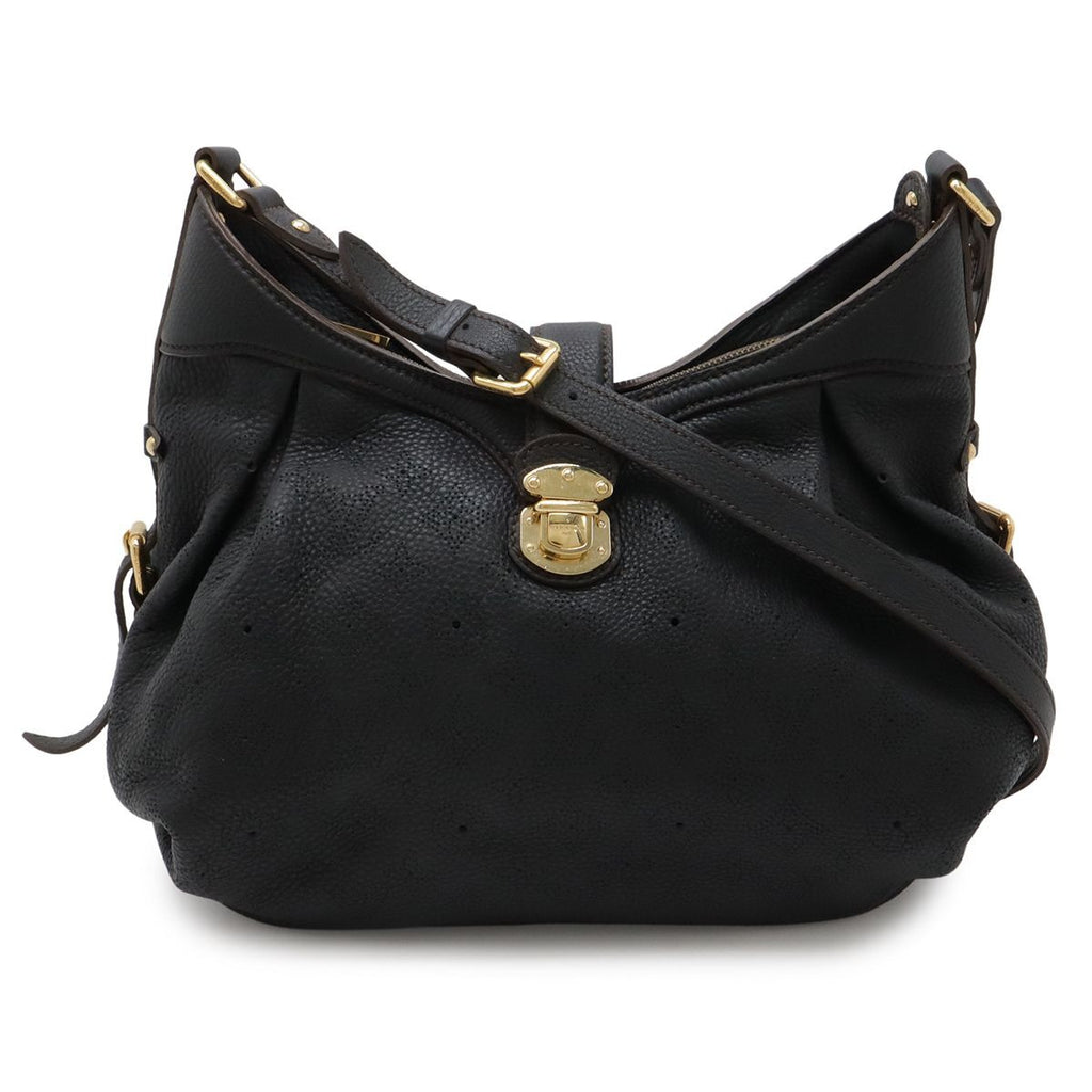 Louis Vuitton Monogram Mahina XS Shoulder Bag Leather Noir Black