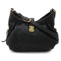 Louis Vuitton Monogram Mahina XS Shoulder Bag Leather Noir Black