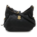Louis Vuitton Monogram Mahina XS Shoulder Bag Leather Noir Black