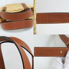 Loewe Basket Bag Small 327.02 S93 Anagram Natural Tan Raffia — view 9