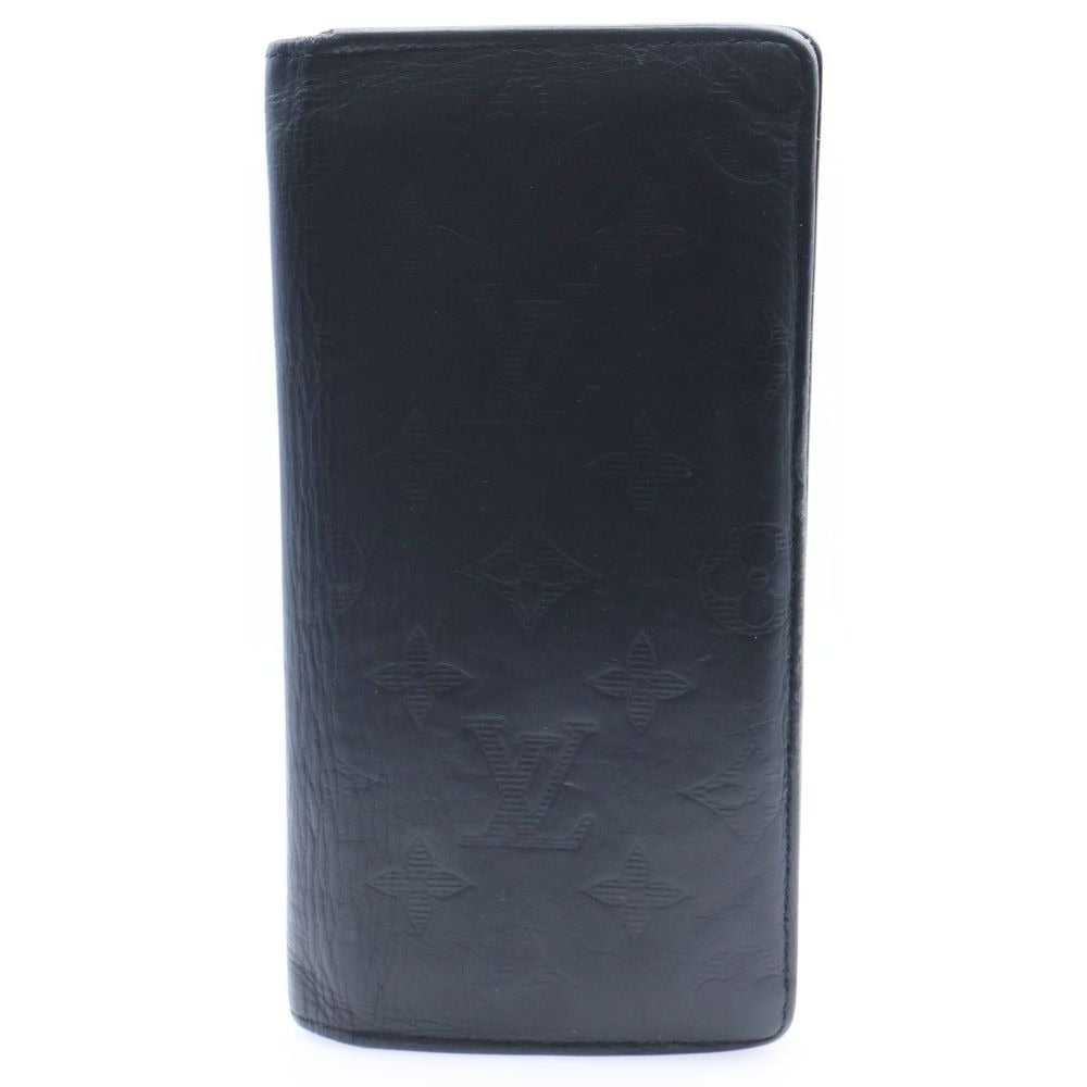 Louis Vuitton Monogram Shadow Portefeuille Brother Wallet Black