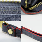 Louis Vuitton Long Wallet Zippy Monogram Empreinte Marine Rouge — view 8