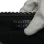 Fendi 7 N0078 Monster Clutch Bag Second Bugs Leather Studded Black — view 6