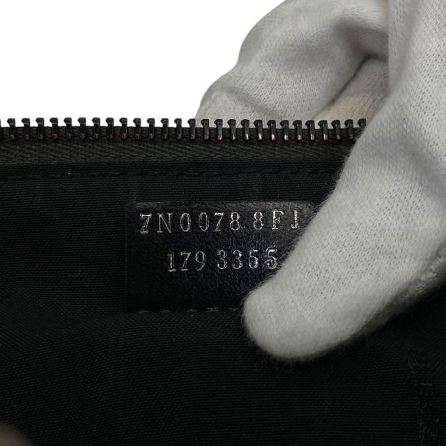 Fendi 7 N0078 Monster Clutch Bag Second Bugs Leather Studded Black — view 6