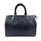 Louis Vuitton Speedy 25 Epi Noir Leather Black Handbag Gold