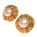 Chanel Glamour Pearl and Crystal Gold-Tone