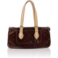 Louis Vuitton Monogram Vernis Rosewood Avenue Shoulder Bag Amarante