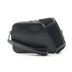 Gucci Shoulder Bag GG Small Crossbody Black Leather