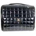 Chanel Business Bag CC Logo Beach Enamel Black