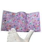 Louis Vuitton Wallet Trifold Portefeuille Lock Mini Purple — view 4