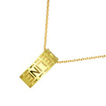 Celine Logo Necklace 42 cm 18k YG Yellow Gold 750 Neckalce