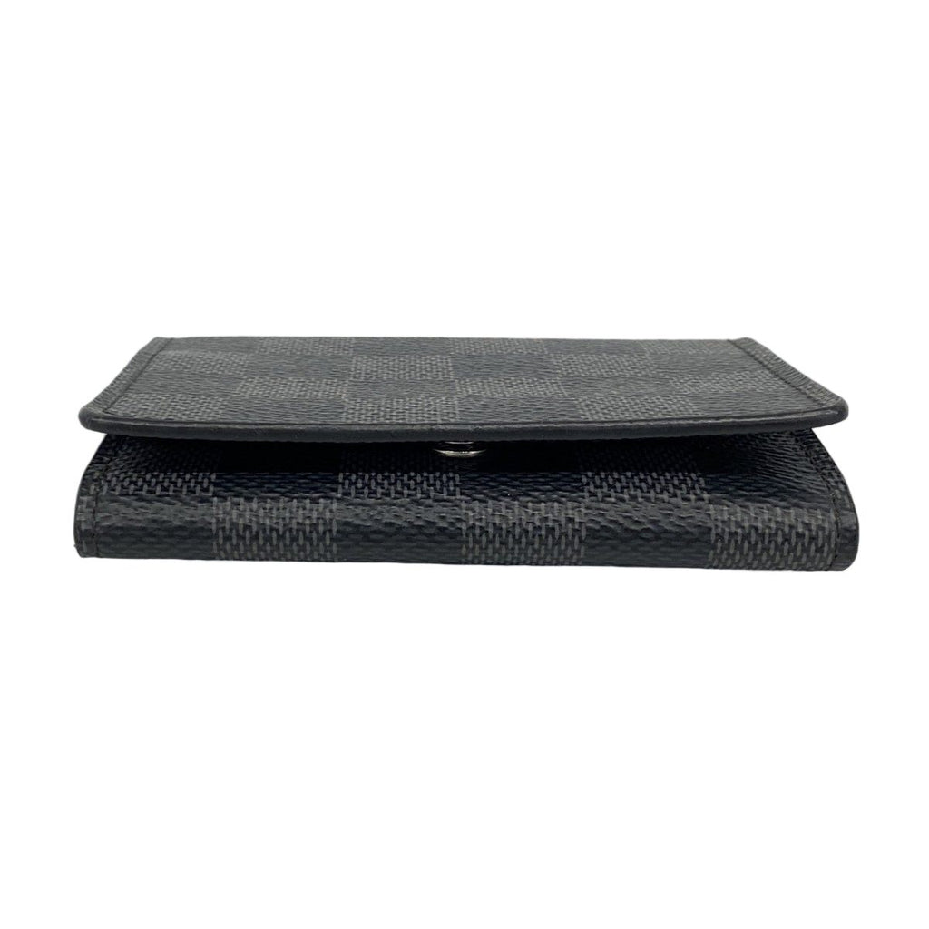 Louis Vuitton Business Card Holder Damier Graphite Black — view 2
