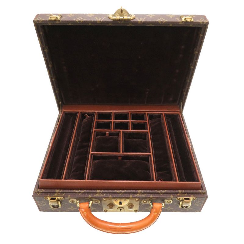 Louis Vuitton Monogram Boite Bijoux Jewelry Case Trunk Bag 0085 — view 2