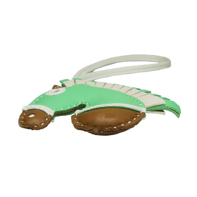 Hermes Gigi Camaille Vert Comics Bag Charm Accessories Other — view 3