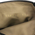 Chanel Leather Canvas Combination Sneakers Beige 37 1 2 — view 6