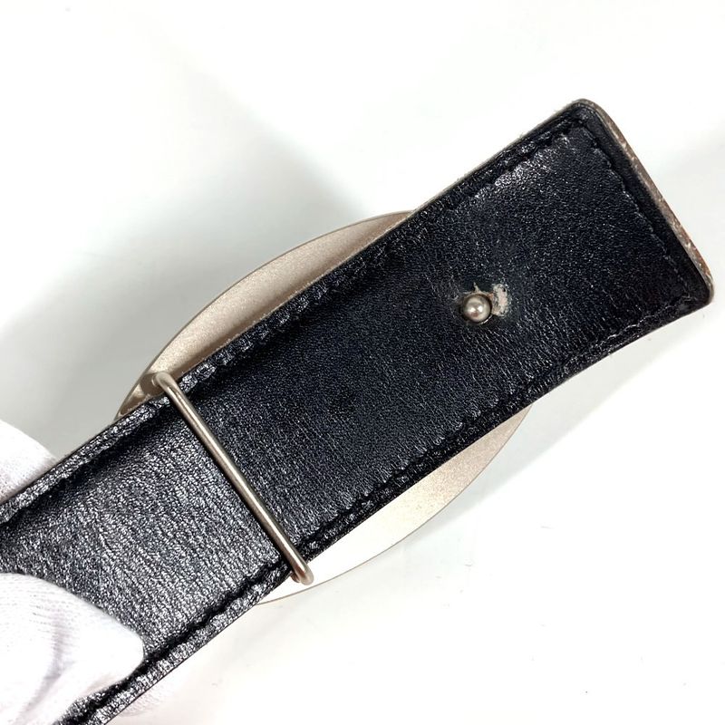 Hermes Belt Double H Logo Buckle Leather Orange — view 7