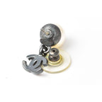 Chanel Logo CC Rhinestone Pearl Swing Coco Mark — view 5