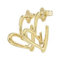 Louis Vuitton Book de Reil Heart Foreign Love GM Earrings