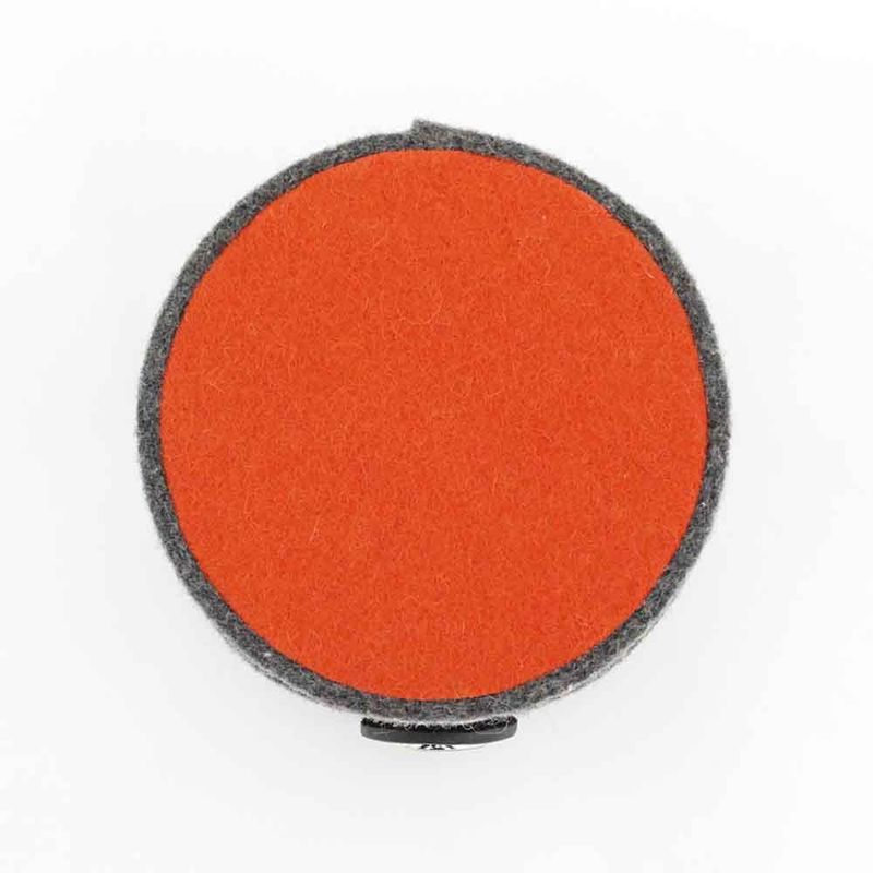 Hermes Sugar Box Gray Felt Accessory Case Interior Miscellaneous Goods — view 7