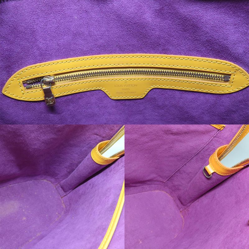 Louis Vuitton Ryu Sac Epi Tassili Yellow Shoulder Bag — view 8