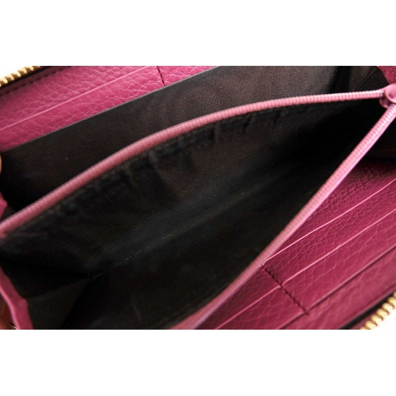 Gucci Wallet Women Leather Pink Bamboo Tassel with Coin Purse — view 7