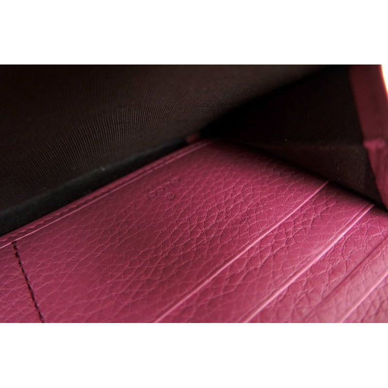 Gucci Wallet Women Leather Pink Bamboo Tassel with Coin Purse — view 8
