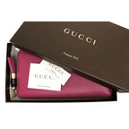 Gucci Wallet Women Leather Pink Bamboo Tassel with Coin Purse — view 9