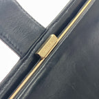 Chanel Caviar Leather Coco Mark Long Wallet Black — view 5