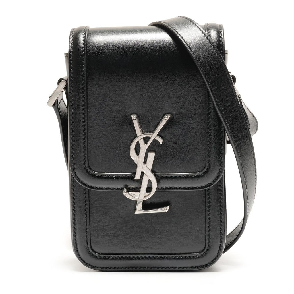 Saint Laurent Yves Shoulder Bag Solferino Mini Leather