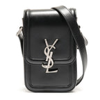 Saint Laurent Yves Shoulder Bag Solferino Mini Leather