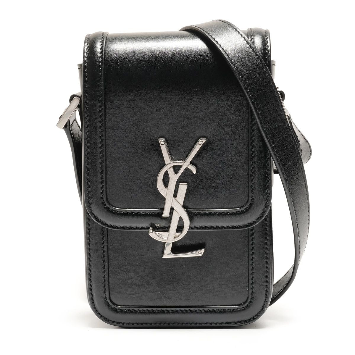 Saint Laurent Yves Shoulder Bag Solferino Mini Leather