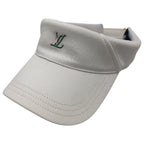 Louis Vuitton Sun Visor LV League Cotton White Hat