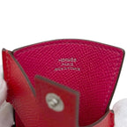 Hermes Card Case Red Pink Rouge Coup Rose Extreme — view 6