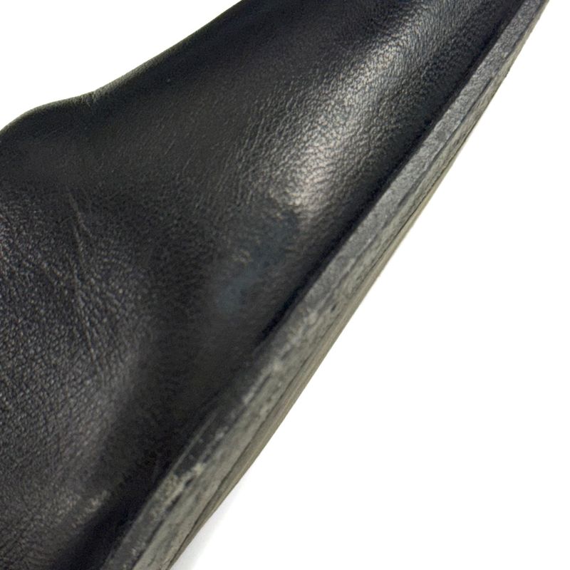 Prada Short Western Heel Boots Black 37 1 2 — view 7