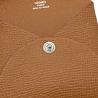 Hermes Coin Case Bastia Epson Gold Brown Silver Hardware — view 7