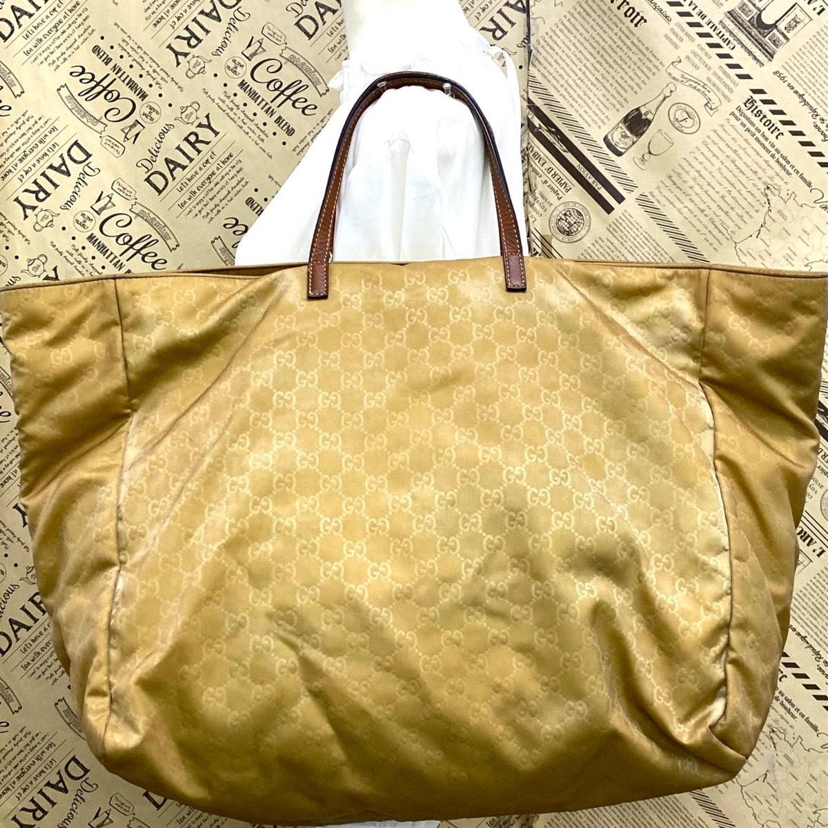 Gucci Tote Ggnylon A3 Travel Business Mothers — view 2