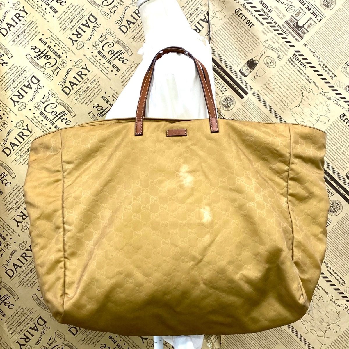 Gucci Tote Ggnylon A3 Travel Business Mothers