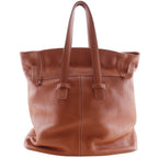 Hermes Tar Taurillon Clemence Brown Tote
