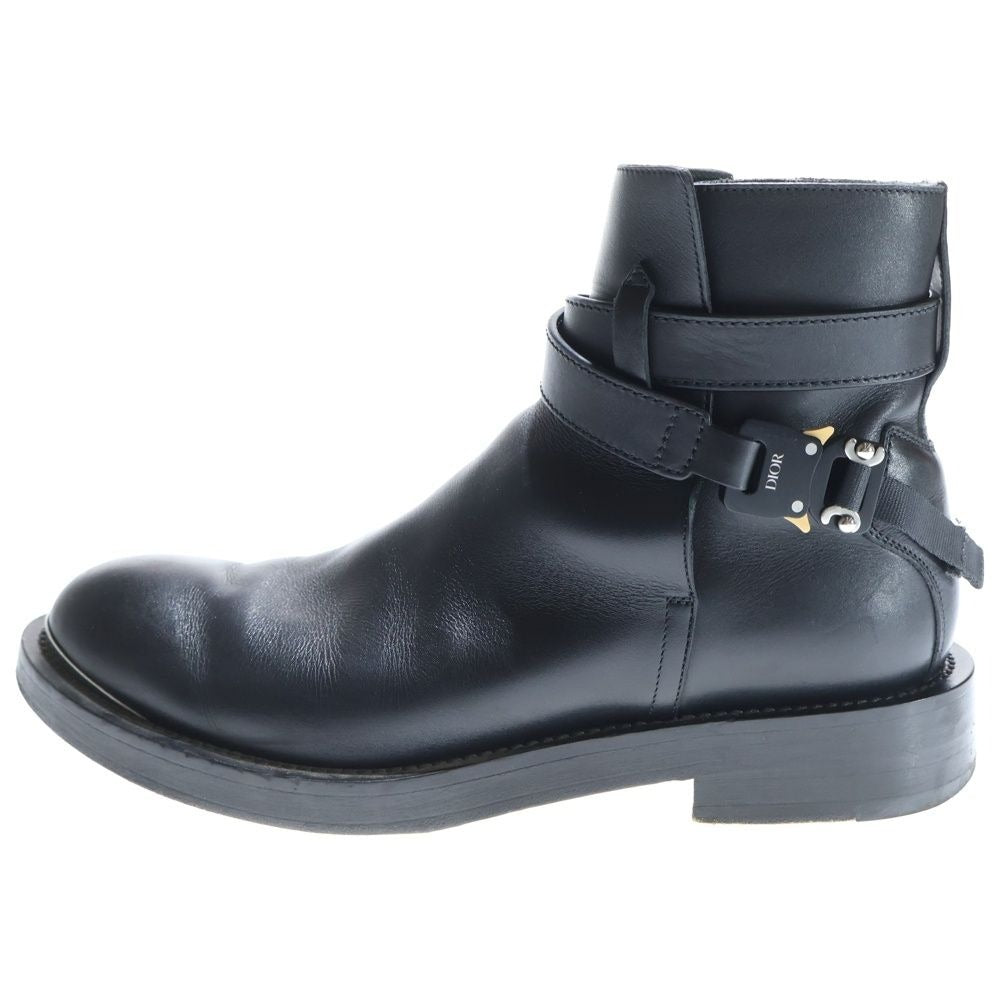 Dior Evidence Boots Jodhpur Buckle Black