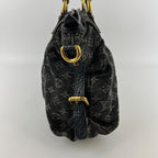 Louis Vuitton Monogram Neo Cabby MM Shoulder Bag Denim Black Vintage — view 6