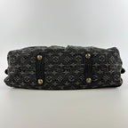 Louis Vuitton Monogram Neo Cabby MM Shoulder Bag Denim Black Vintage — view 7