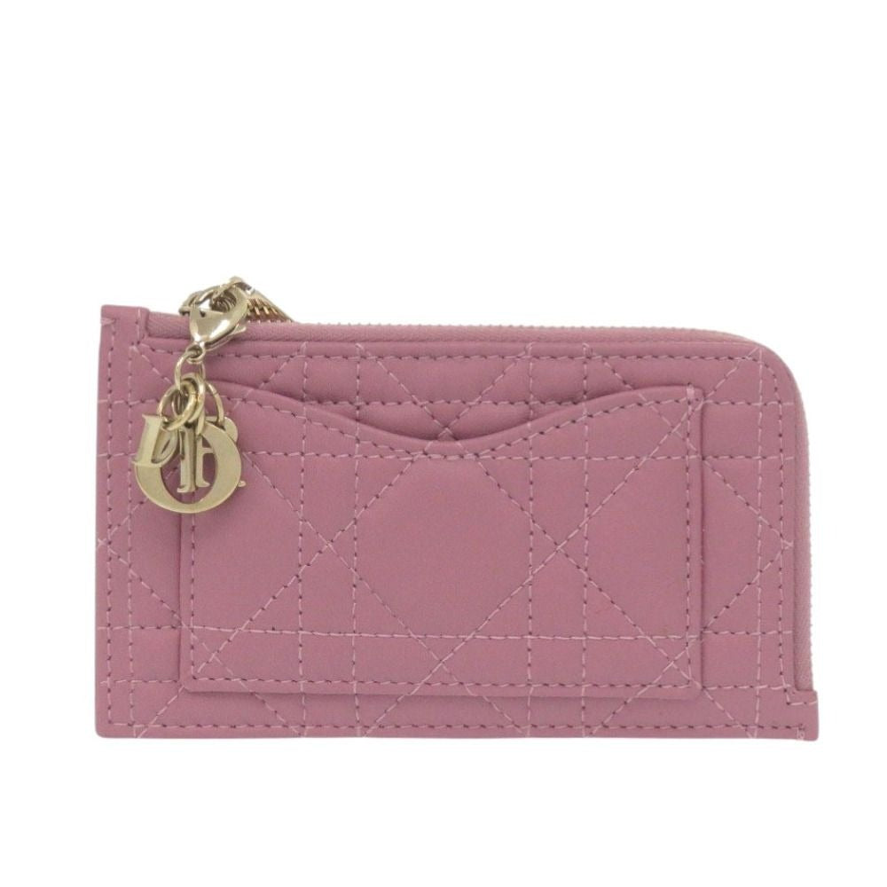 Dior Cosmos Lambskin Pink Card Case Handbag
