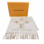 Louis Vuitton Scarf Reykjavik Cashmere Beige Logo — view 2