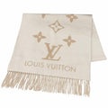 Louis Vuitton Scarf Reykjavik Cashmere Beige Logo