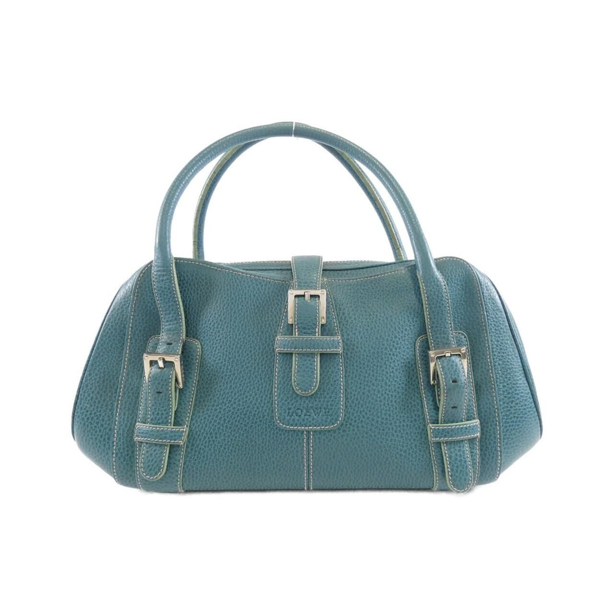 Loewe Senda Bag Leather Green
